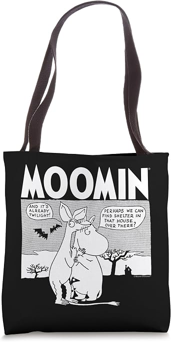 Moomin Moomintroll & Sniff Spooky Comic Strip Tote Bag