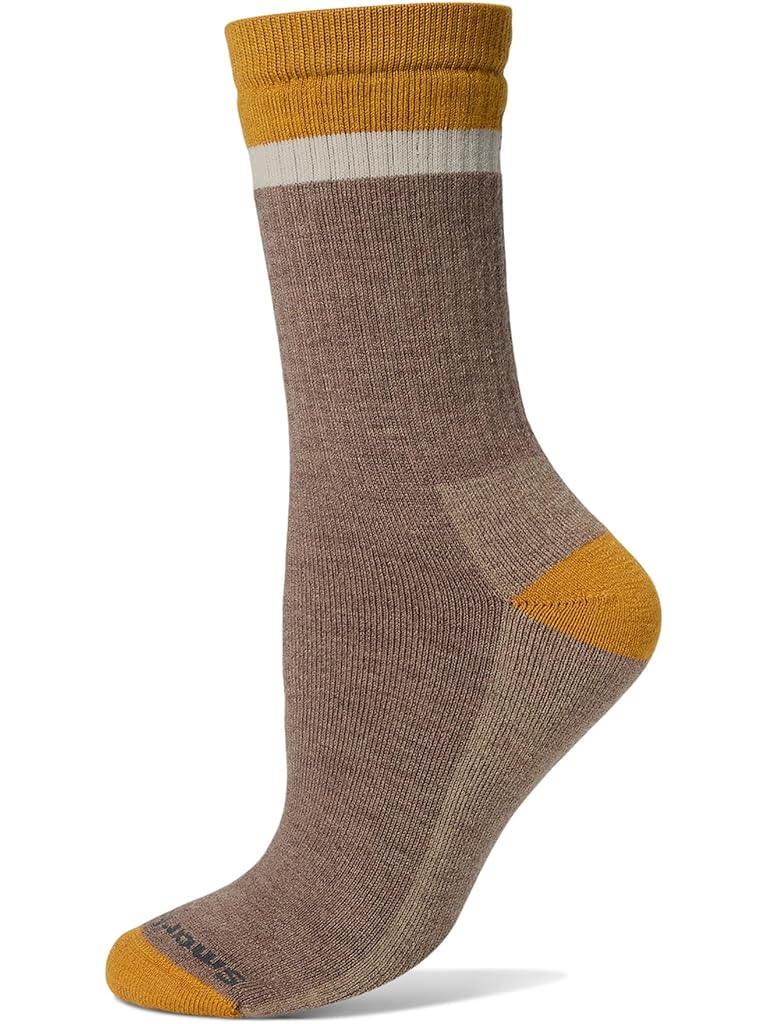 Beige Smartwool Everyday Cozy Best Friend Crew Socks