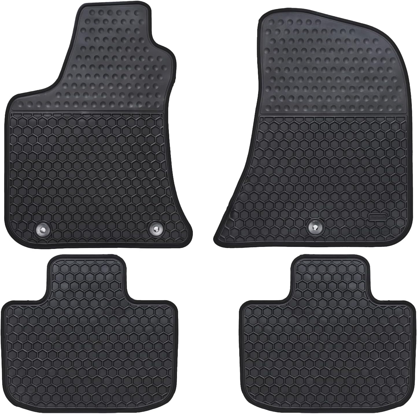 Car Floor Mats Custom Fit for Chrysler 300 RWD/Dodge Charger RWD 2011-2016 & 2017 2018 2019 2020 2021 2022 2023 2024 Odorless Washable Rubber Heavy Duty All Weather Floor Liner