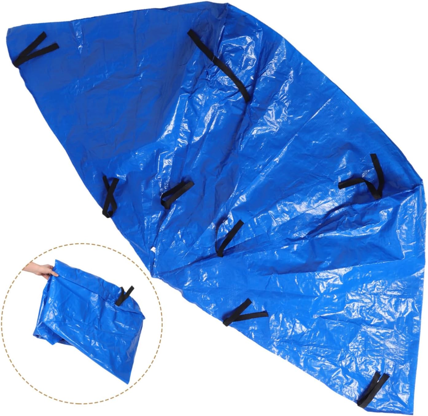 YARNOW Trampoline Shade Cover Rainproof and Uv Blocking Canopy for Outdoor Trampolines Replacement Canopy