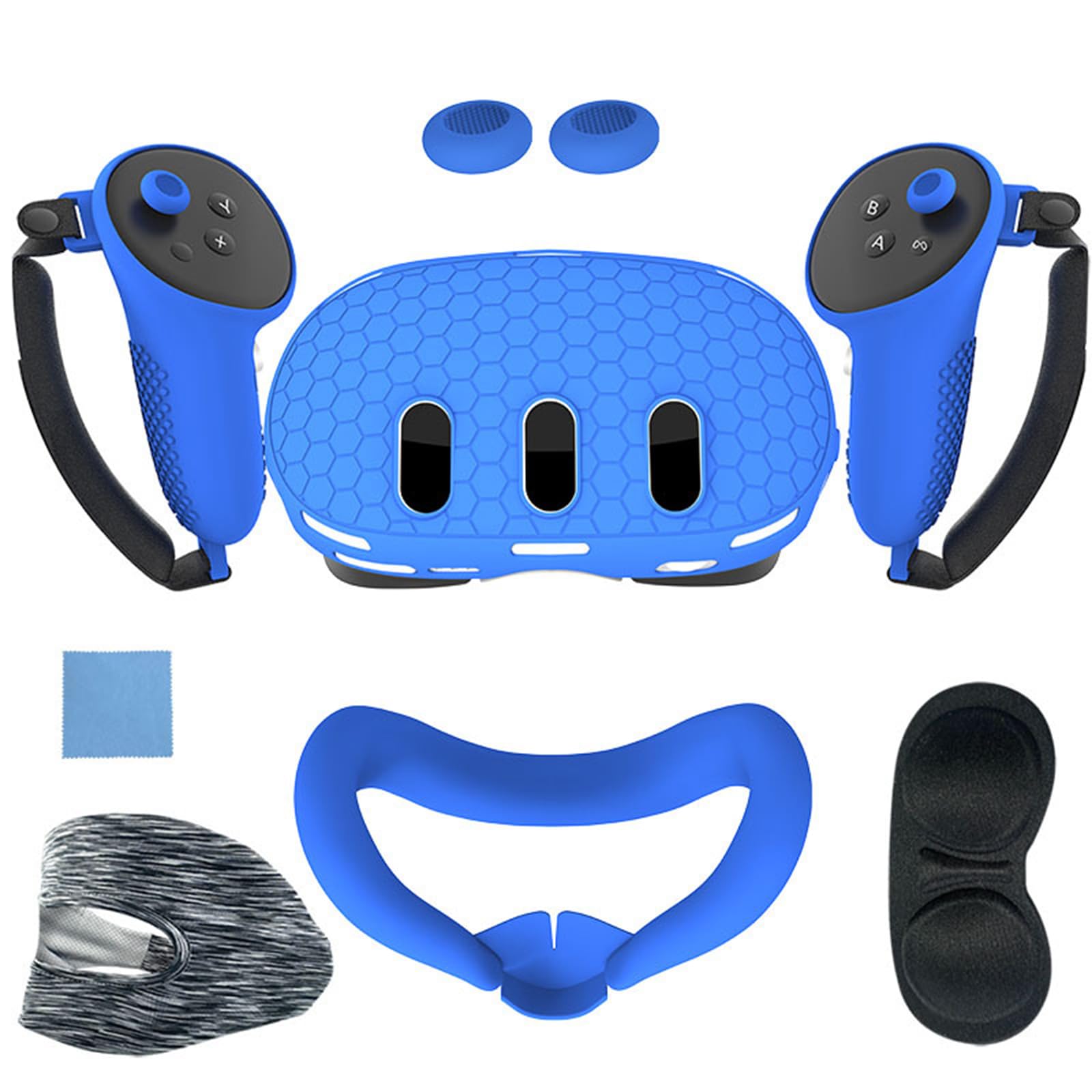 Amazon.co.jp: navor 7イン1シリコン保護ケースカバー Meta Quest 3 VR