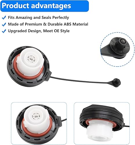 Miniatura 5 de Repuesto de tapa de gasolina 95995094 para Buick LaCrosse Rendezvous, Chevy Malibu Impala Equinox Colorado Trailblazer, Cadillac CTS STS DTS SRX