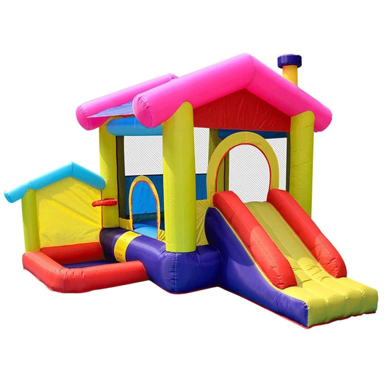 Castillo Hinchable, Castillo Hinchable de Primera Calidad, casa Inflable for Rebote, Juguetes pequeños for Interiores y Exteriores, Castillo Travieso