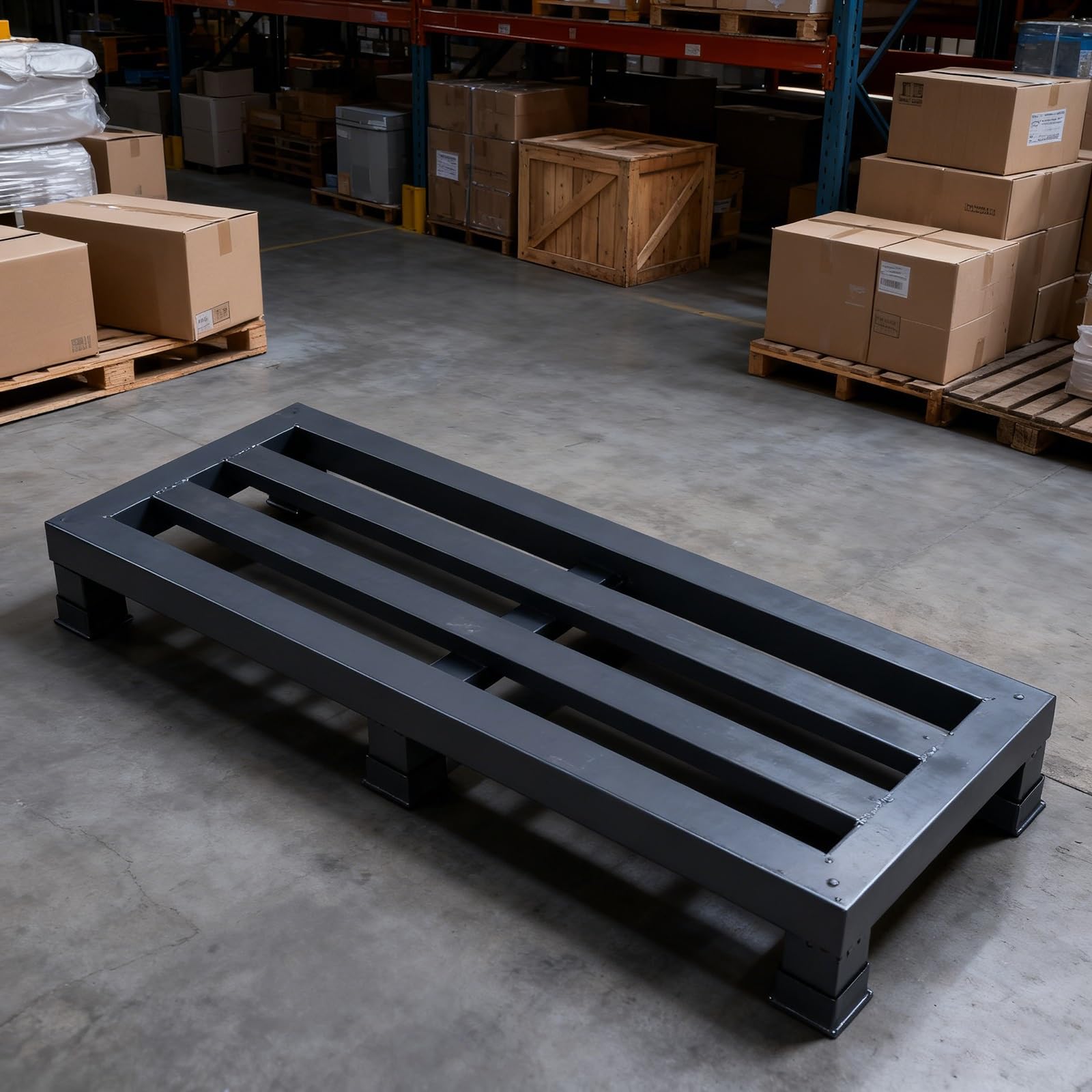 Heavy Duty Steel Plant Stand Podwyższone półki na urządzenia Antypoślizgowe odporne na wilgoć do domowej kuchni Biuro Ogród