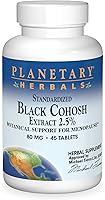 Vista 1 de Planetary Herbals Extracto de cohosh negro estandarizado 2.5 comprimidos, 45