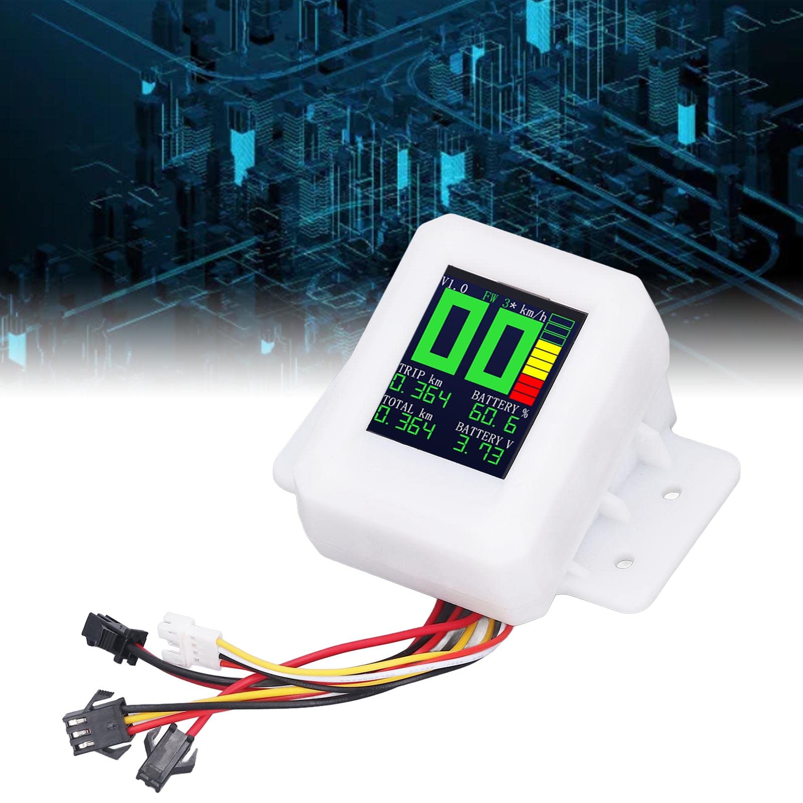 Wskaźnik Odległości na Deskorolce Elektrycznej z Modułem GPS i