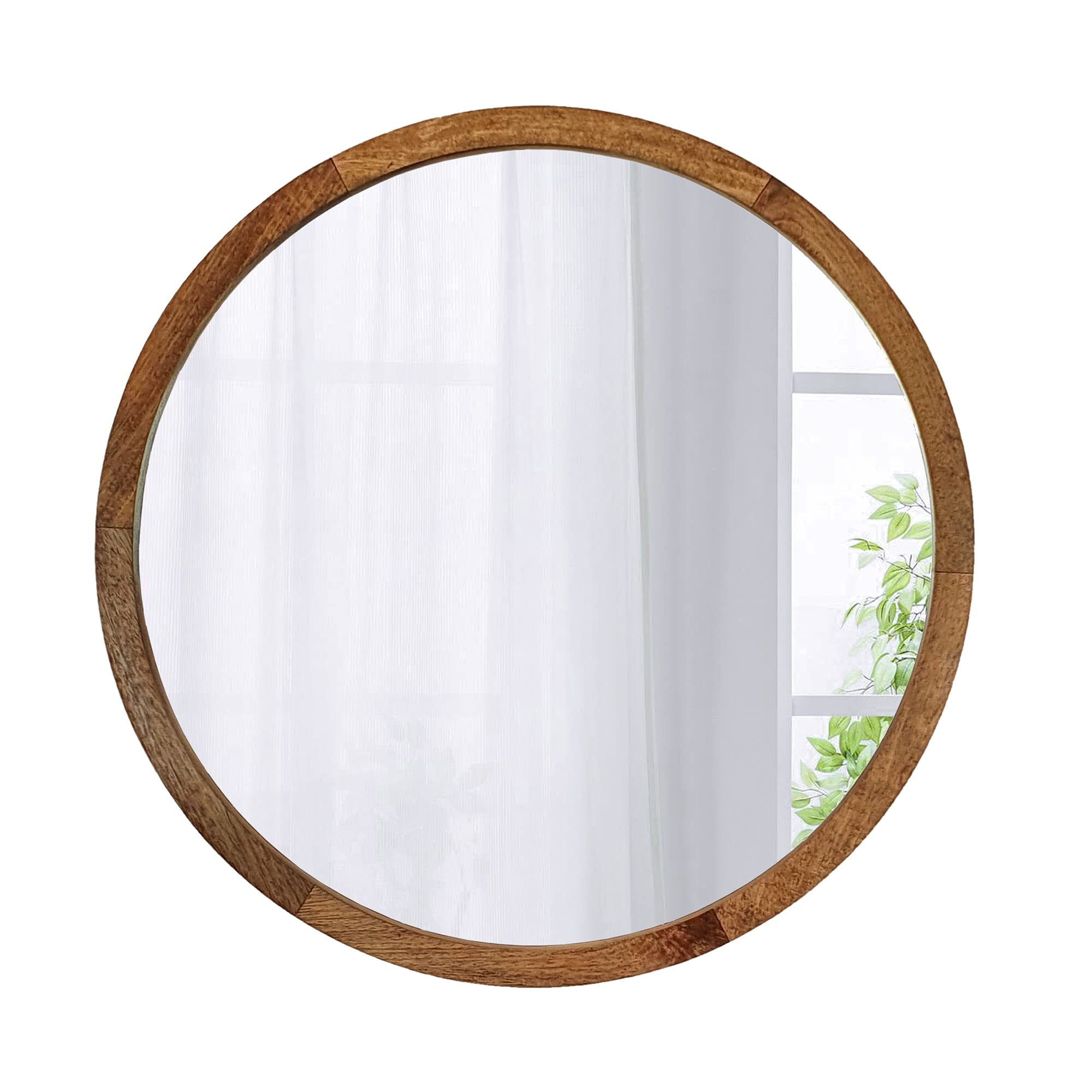 Amazon.com: A&B Home Circle Mirror Wall Decor - 20" Round Wall Mount ...
