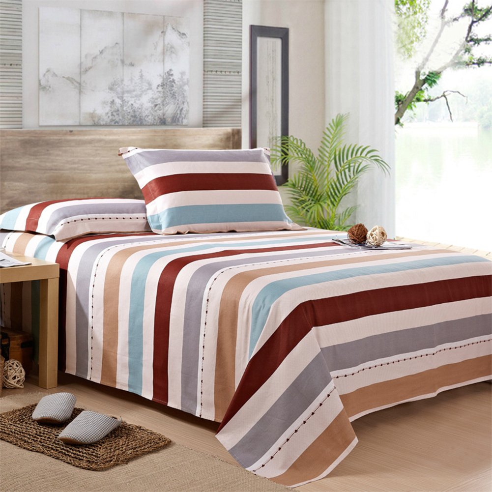 Draps pur coton grattages double épaisseur 160x230cm