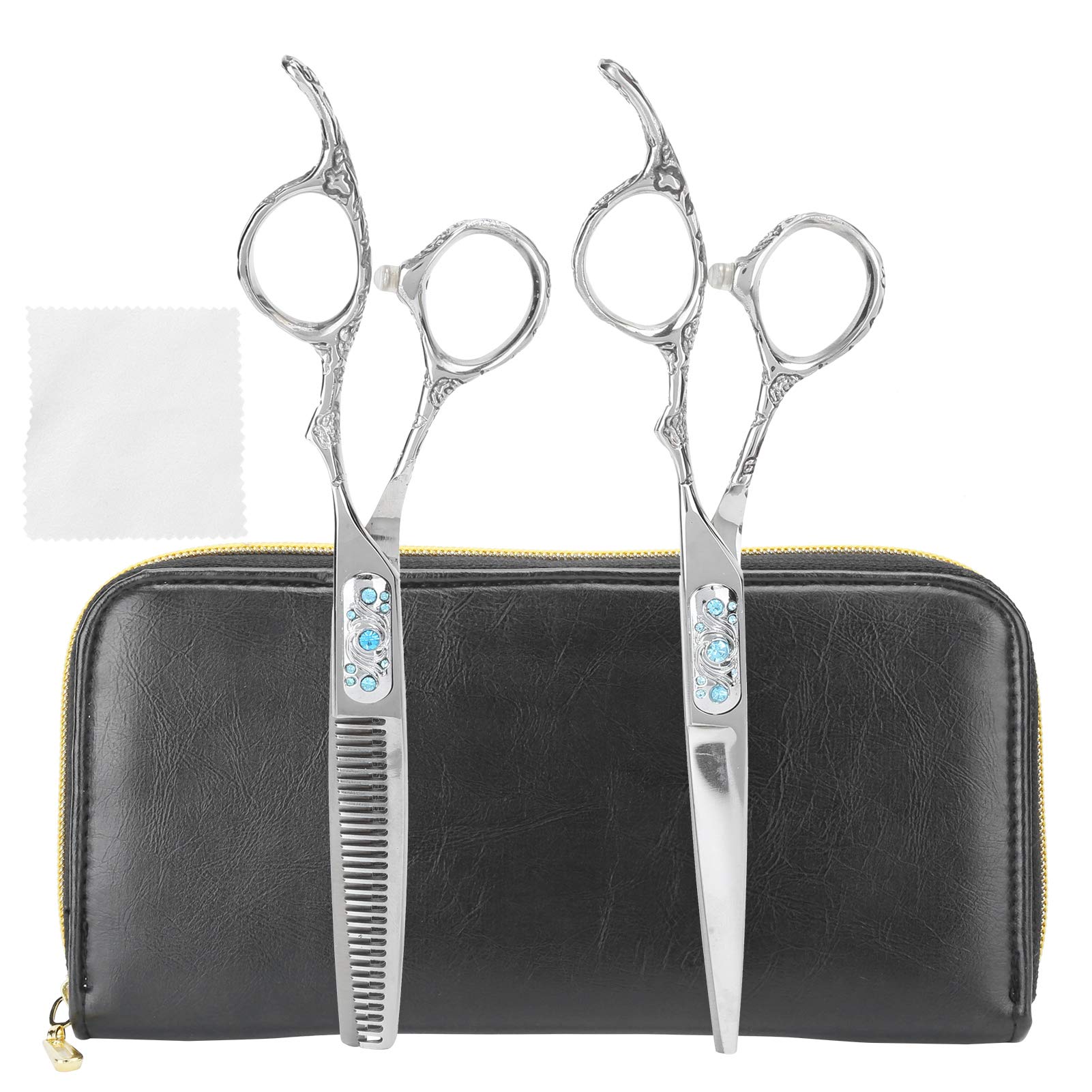 Professionelles Friseurscheren-Salon-Haarschneidescheren-Set mit Aufbewahrungstasche