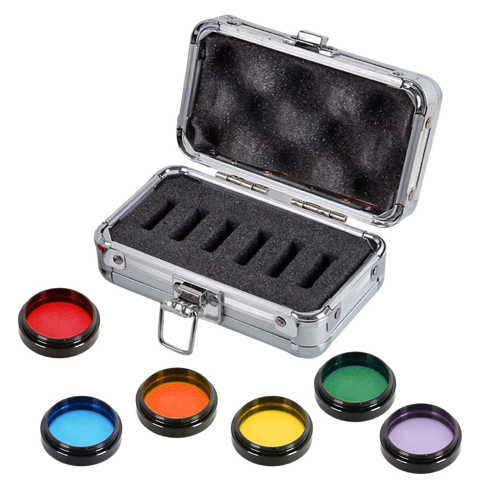 Set di 2 filtri per telescopio, 6 colori, per telescopio, accessori di ricambio
