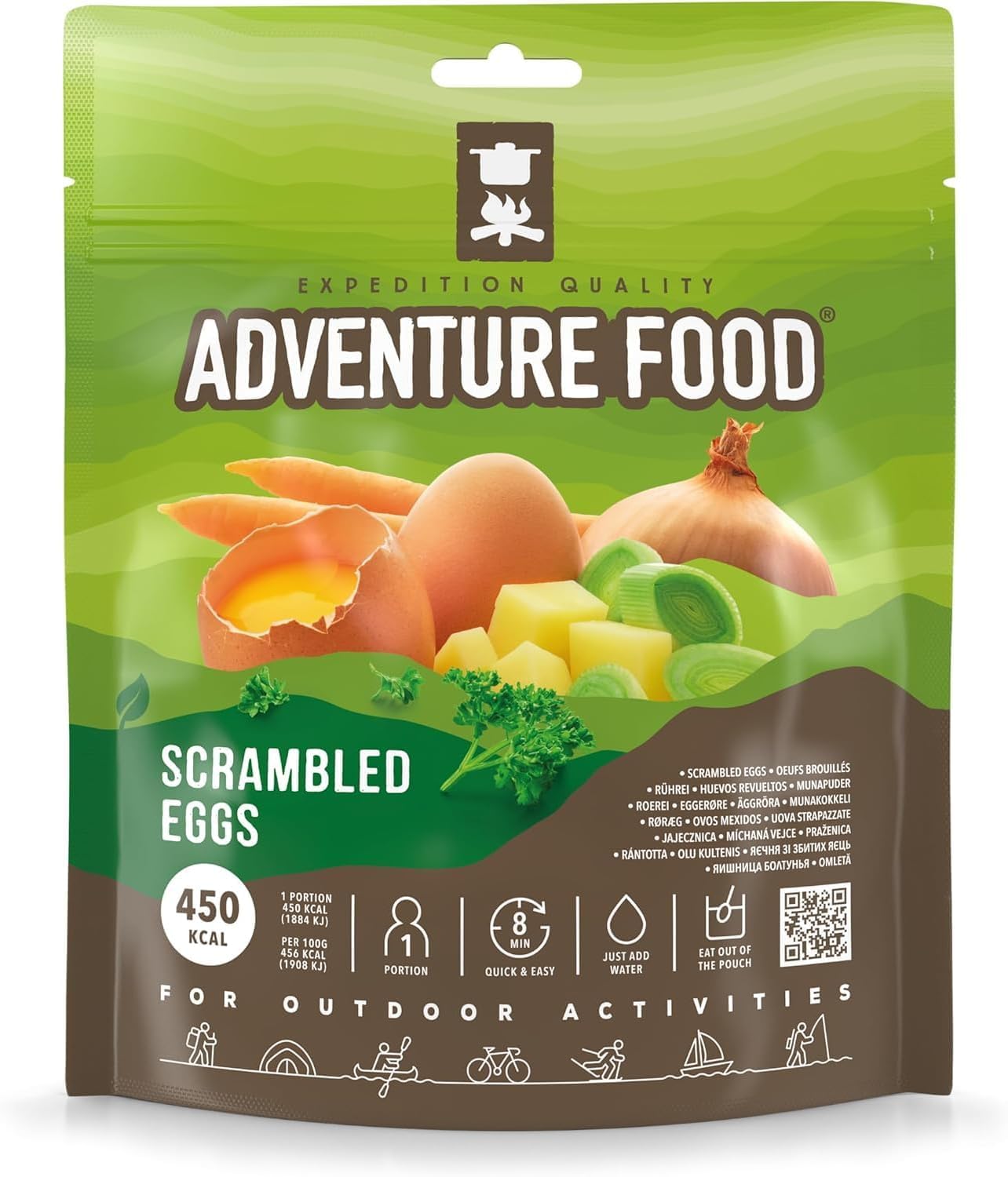 Comida liofilizada Huevos Revueltos Expedition Quality