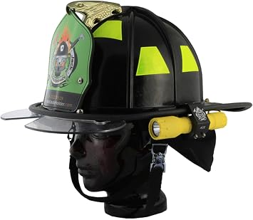 Blackjack Firefighter Helmet Aluminum Flashlight Holder (ACE)