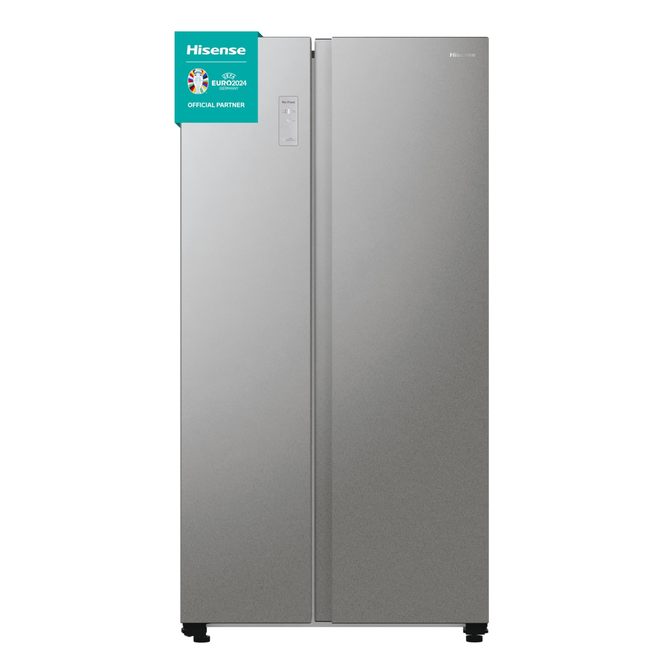 Hisense RS711N4ACE- Frigorífico Side by Side, Capacidad 547 L con 178.6 cm Alto,Total No Frost, Super Freeze, Alarma de Puerta Abierta, Modo Vacaciones, Freezer Convert, Bajo Nivel de Ruido ,Clase E