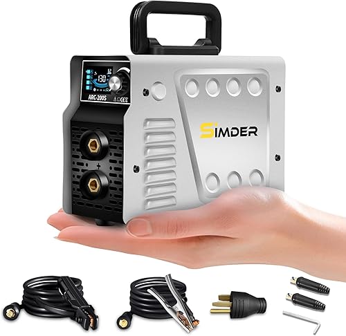 Miniatura 8 de S SIMDER Máquina de soldadura ARC 160A, soldador de palo 110 V, 220 V, doble voltaje, máquina de soldadura MMA, inversor digital, IGBT mini soldador