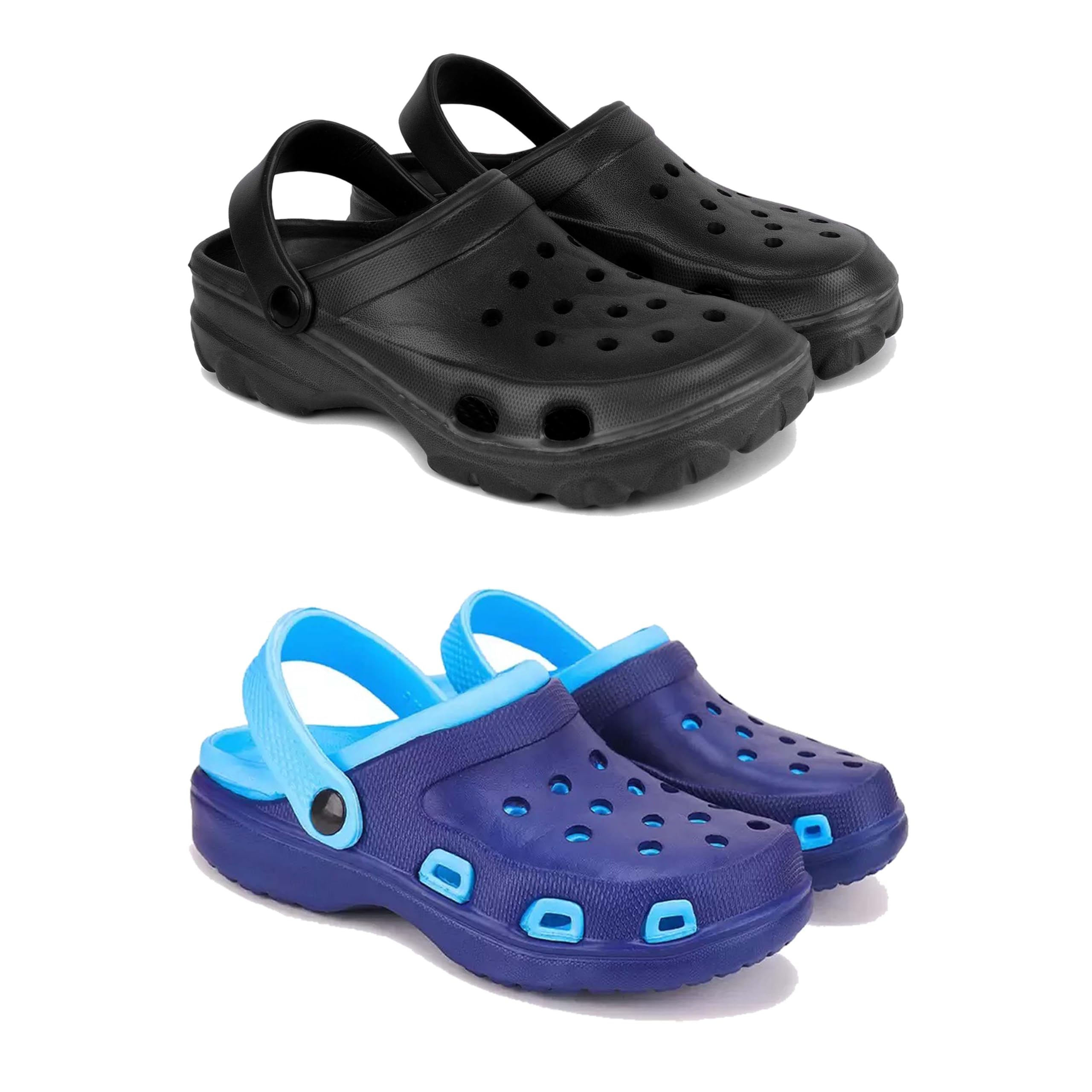 Men's Sandals Clogs| Lightweight Wear| Stylish & Easy to Wear For Men's PCV-SAN-(2-COMBO)-3123-3019