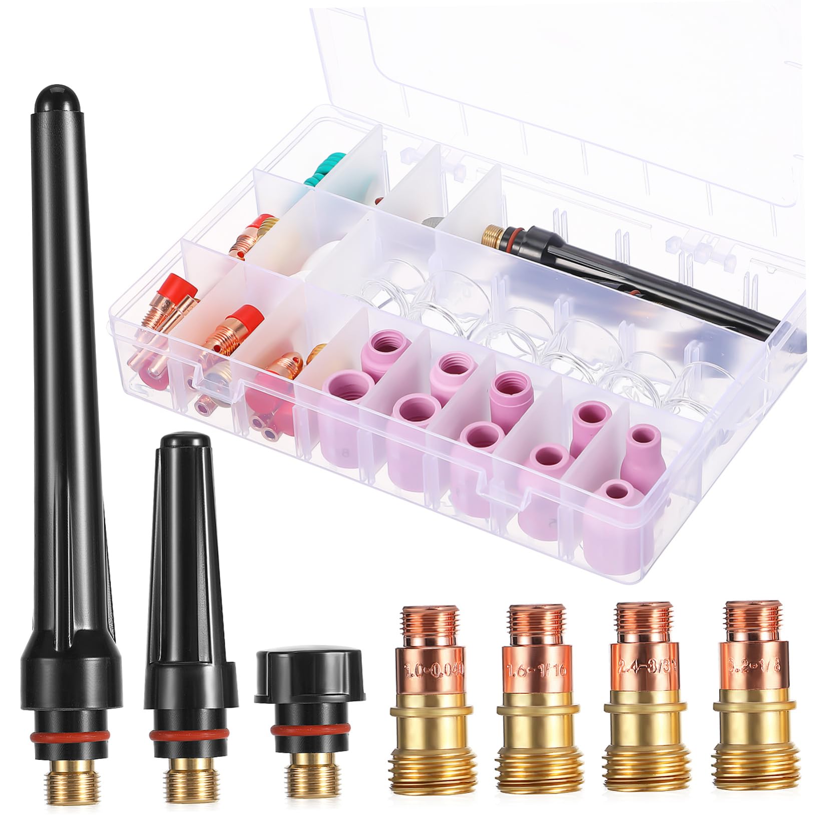 Amazon | NESTINGHO 1 セット 溶接消耗部品セット 溶接トーチ 溶接部品 