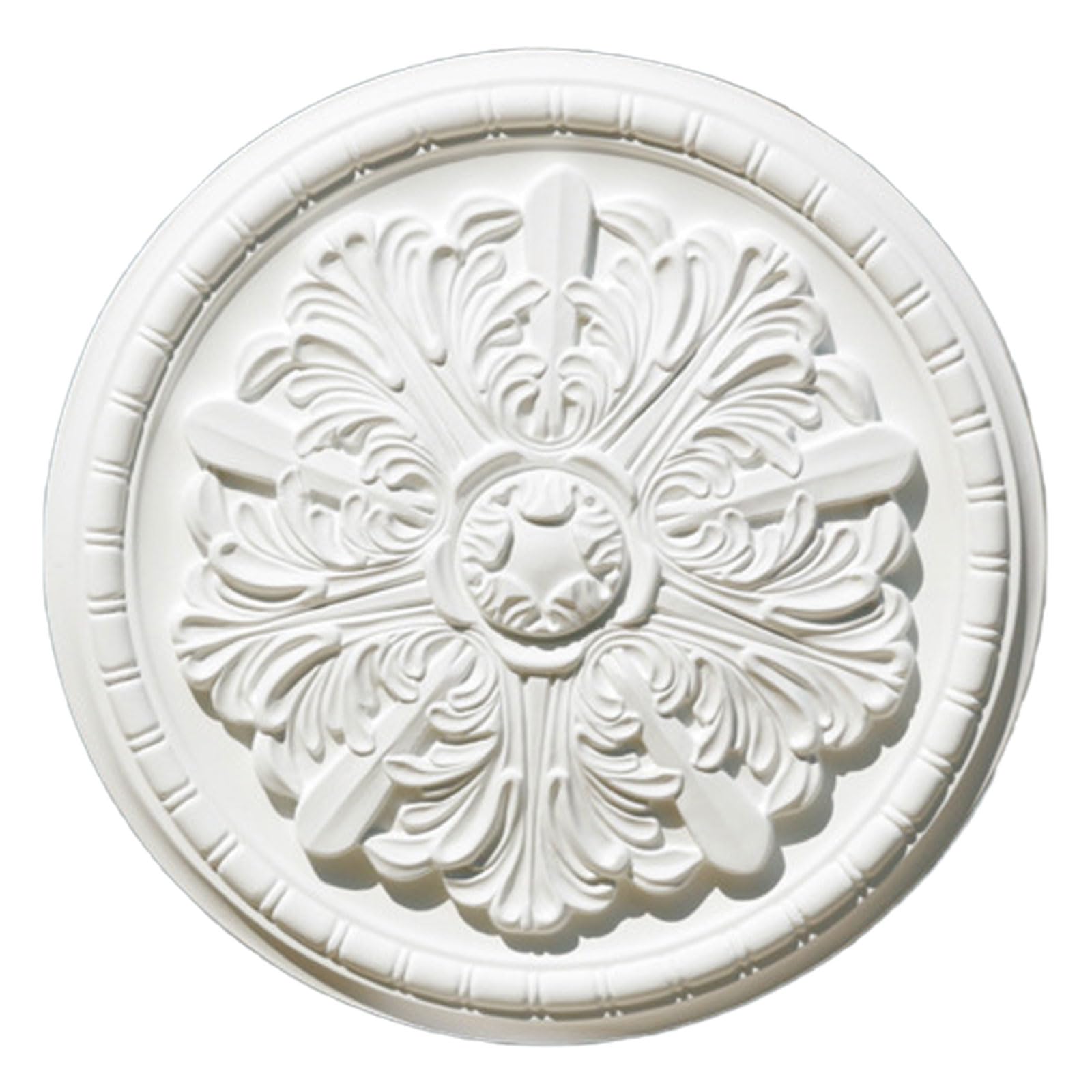 Foelanne White E Pu Ceiling Light Medallion White Multiple Sizes(,43Cm)
