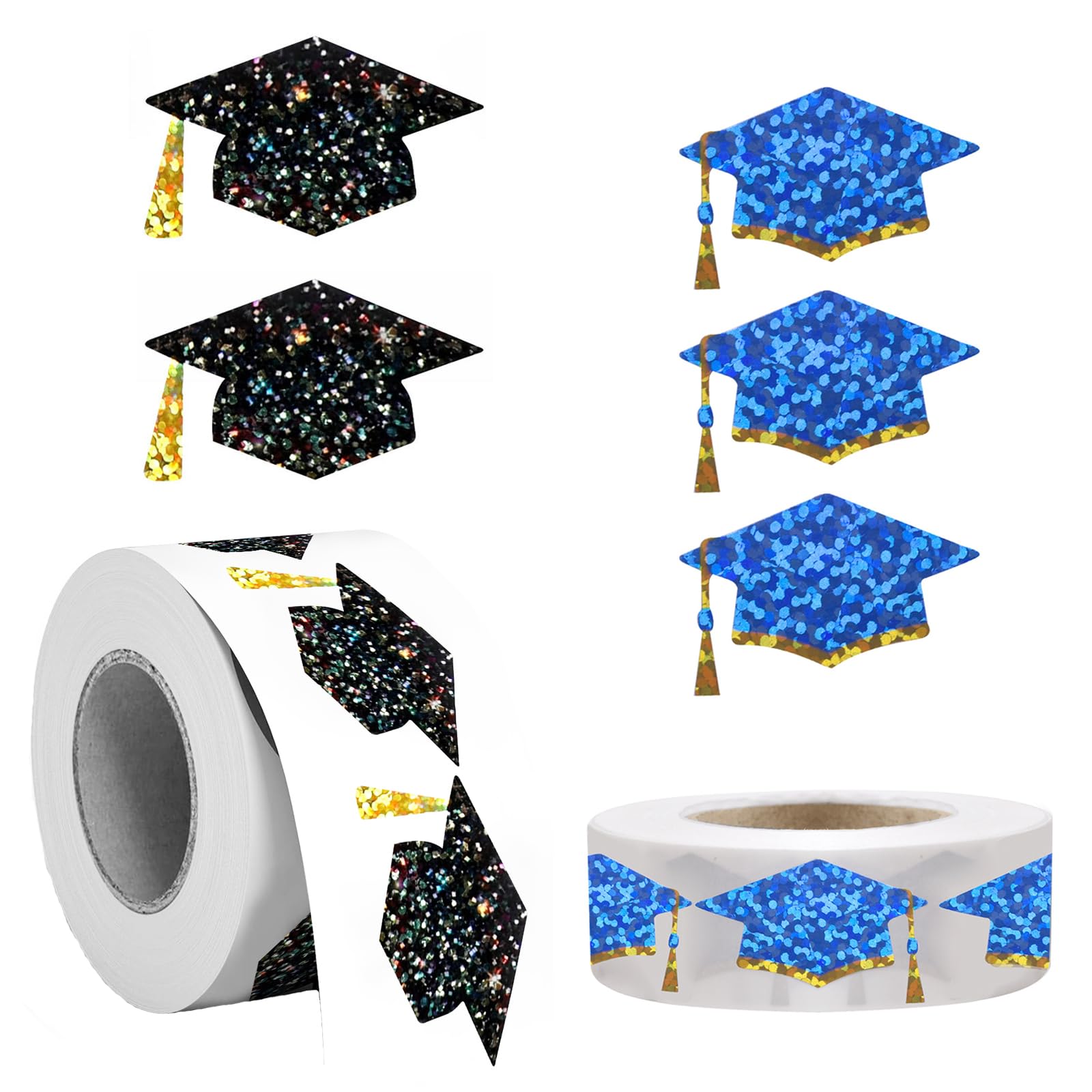 Autocollants holographiques à paillettes lot de 2 rouleaux pour scrapbooking créatif