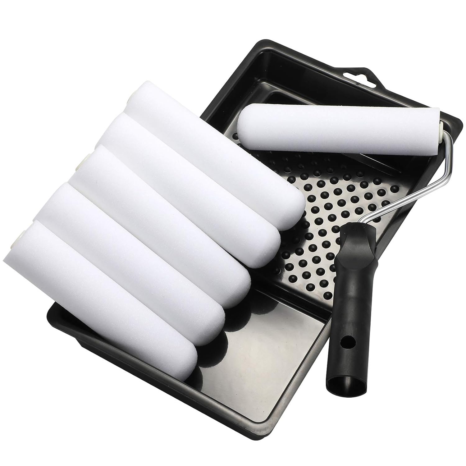 Foam Paint Roller Set with 6Inch HighDensity Foam Mini