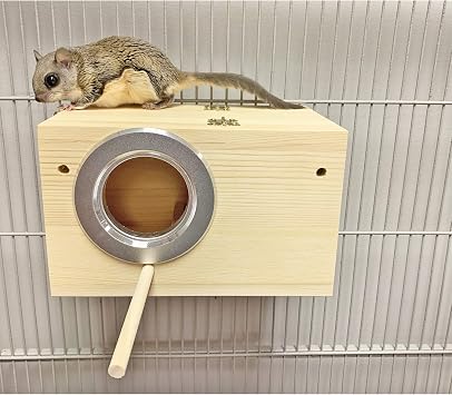 Congo Cage & Starter Package for Squirrels - Includes Durable Cage, Healthy Food, Natural Treat, Water Bottle, Food Dish, Nest Box & Bedding