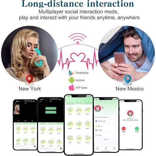 Miniatura 4 de Vibradores de consolador sin tirantes juguetes sexuales para adultos lesbianas con 9 modos de vibración control de aplicación vibrador de doble