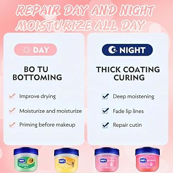 16pcs Lip Balm, Lip Balm Multipack with 8 Flavors, Set for Dry Cracked Lips, Mini Gift Set, Includes Honey, Avocado, Rose, Sakura, Peach, Lemon, Strawberry, 7g Each