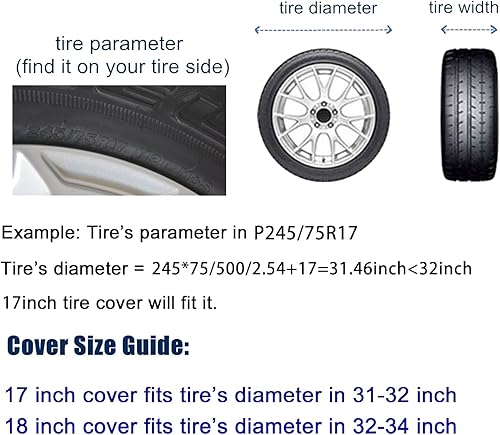 Miniatura 5 de Cubierta de neumático de repuesto con bandera estadounidense negra y blanca con agujero de cámara de respaldo para Wrangler JL