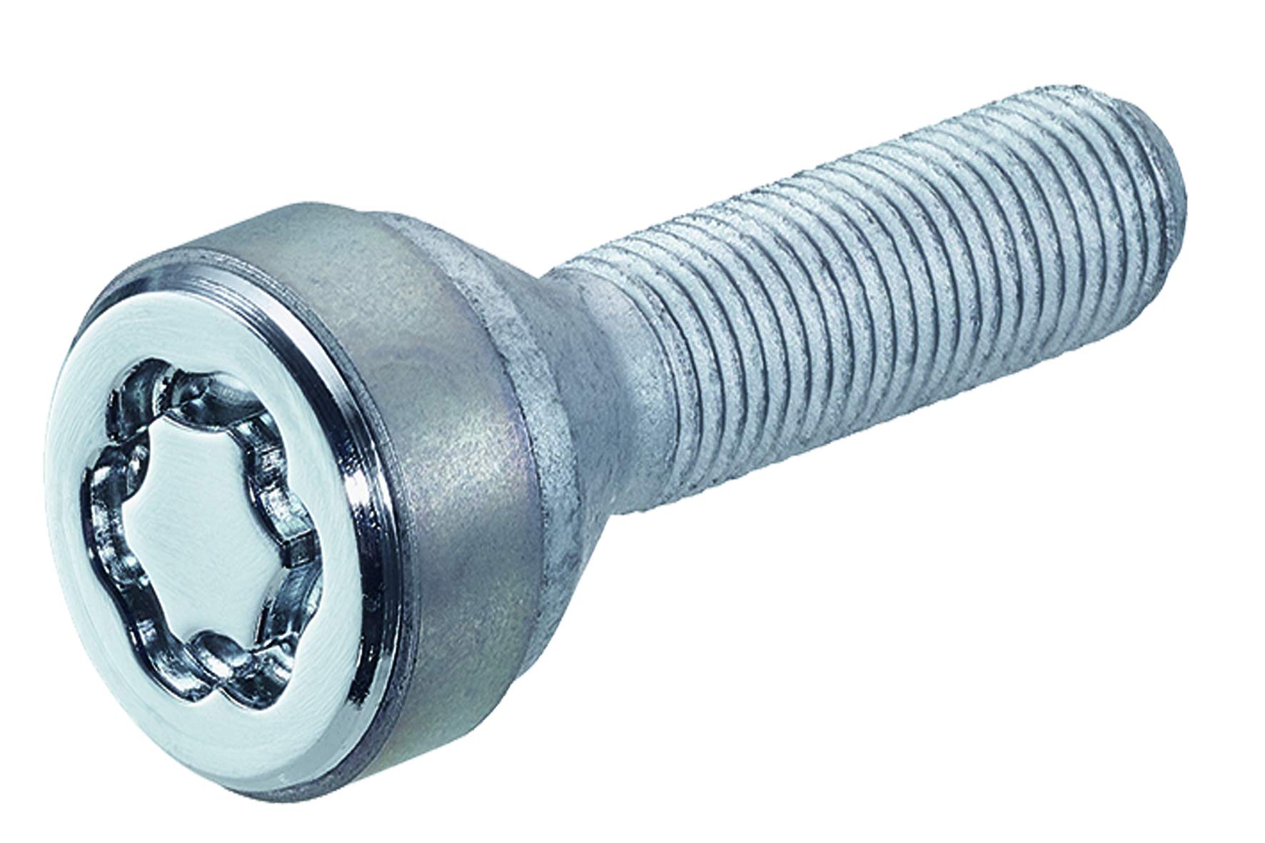 McGard Boulons Antivol SL (Ultra High Security) M14X1.25, Embase Conique, Longueur de la Tige 47,0 mm, Longueur Totale du Boulon 69,3 mm, Ouverture de la Clé 17 mm, Diamètre de la Clé 28,6 mm