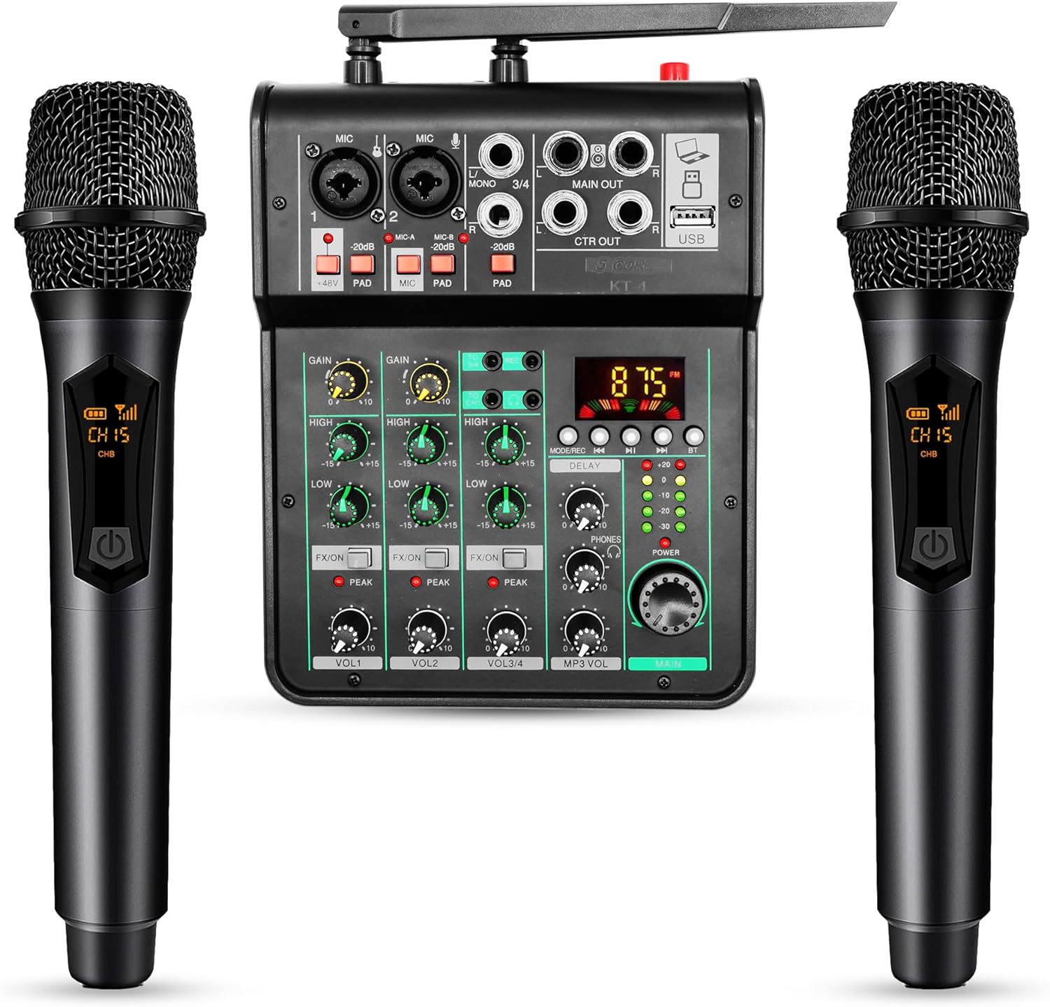 Mixer Audio USB Core Audio Interface Mixer Channel PC XLR