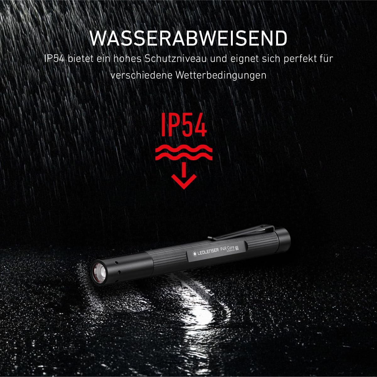 Ledlenser P4R Core| 2020 | LED Stiftleuchte | Taschenlampe |200 Lumen| aufladbar mit Lithium Akku | fokussierbar | drei Helligkeitsstufen | 95m Leuchtweite | bis zu 5 Std. Laufzeit | USB Ladekabel