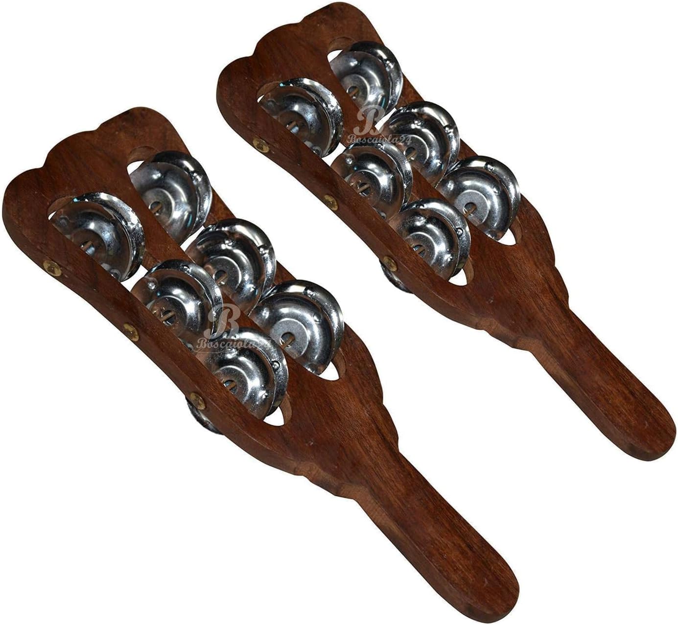 Wooden Hand Taal Khartal Kartal Khadtal Indian Musical Instrument KHartaal Professional Jhika Set of 2 Pc.