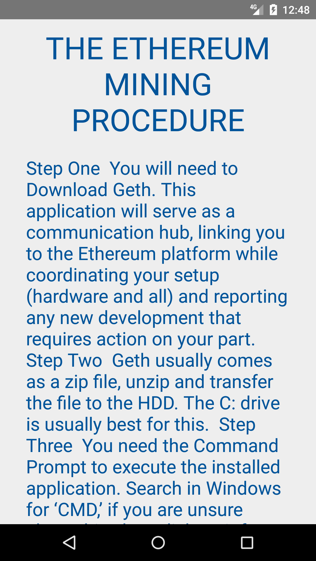 Ethereum Mining Guide - App on Amazon Appstore