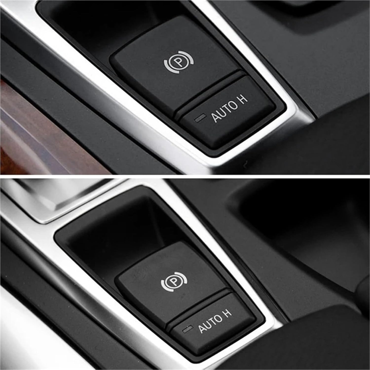 Car Parking Brake Control Switch for X5 for E70 2006-2013 Electronic Parking Brake Switch Car Parking Brake Hand Brake P Button Switch Cover
