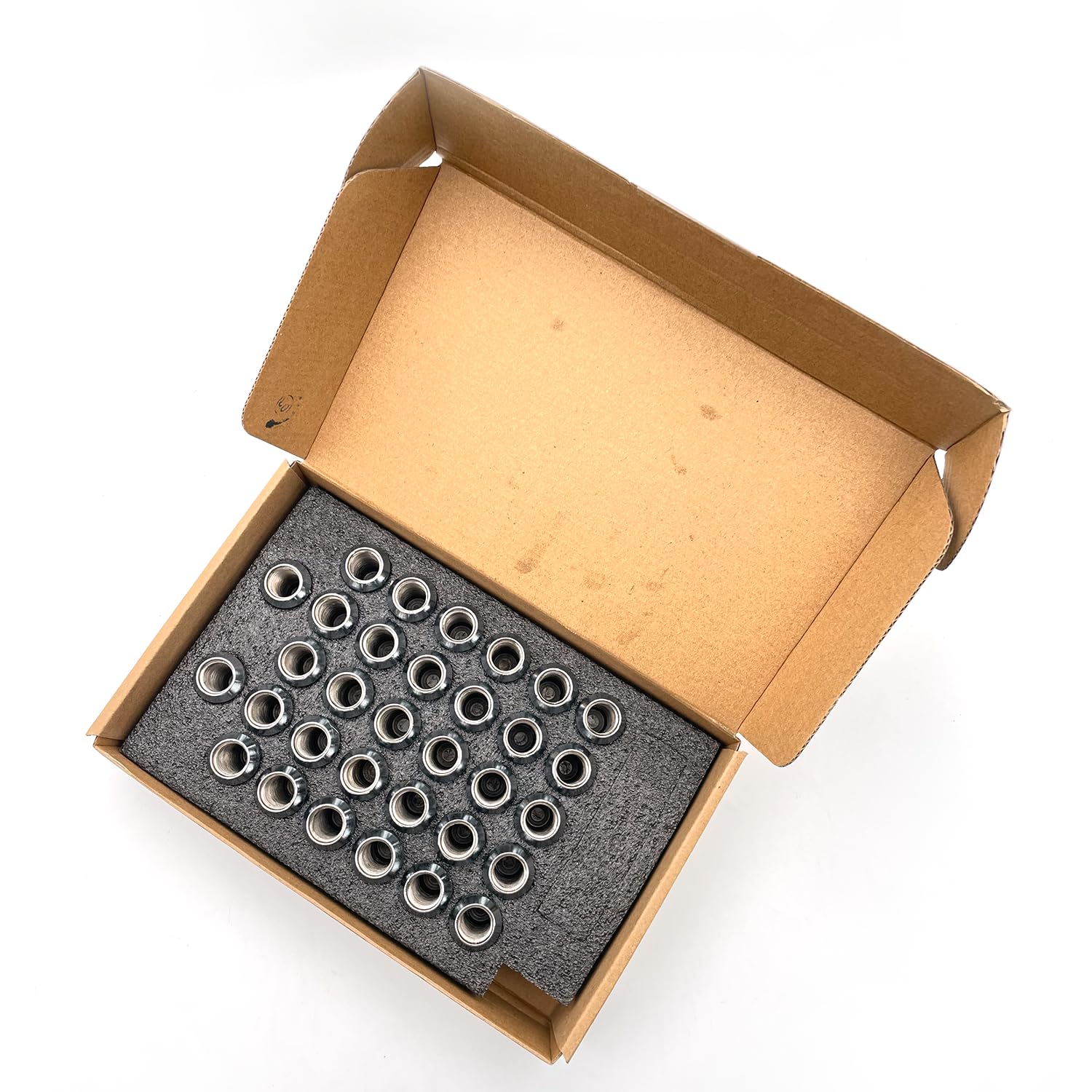 32PCS M14x1.5 Lug Nuts with Cone Seat 19mm (3/4") Hex Wheel Lug Nuts Compatible with Chevrolet Silverado Suburban 1500 Ford Expedition F-150 Ram 1500 & More, Chrome