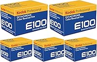 Vista 1 de Paquete de 5 películas de color Kodak Professional Ektachrome E100 (1.378 in, 36 exposiciones)