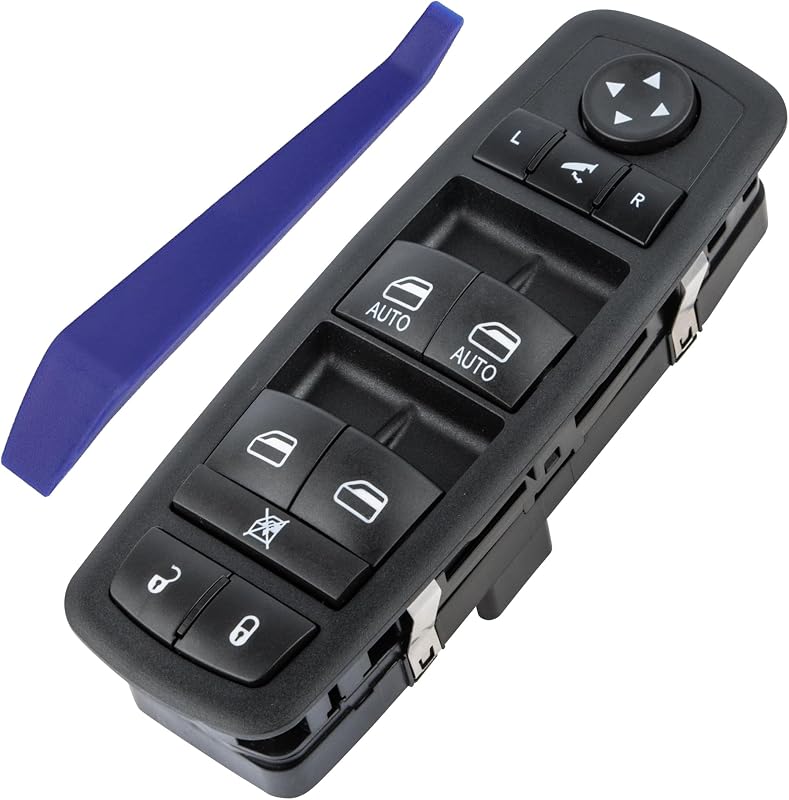 Interruptor do vidro elétrico do motorista Obaee para Dodge Grand Caravan, Chrysler Town & Country e Ram – AYG-00225
