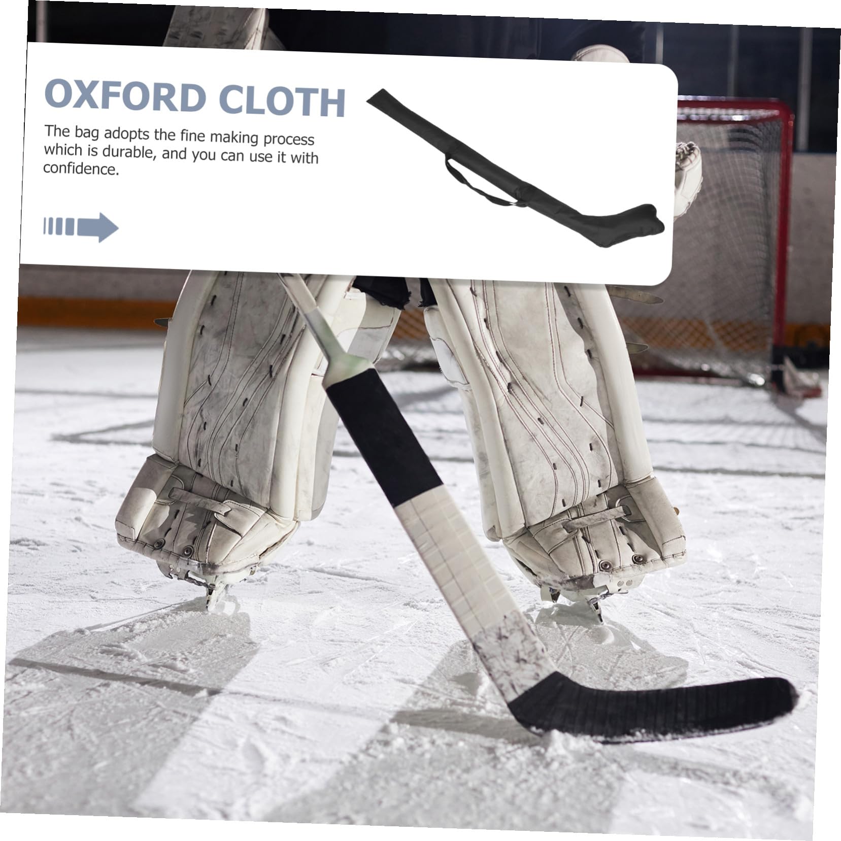 Bolsa Resistente al Desgaste y Presión de Tela Oxford para Palos de Hockey sobre Hielo Diseño Especial para Transporte Portátil y Almacenamiento Seguro