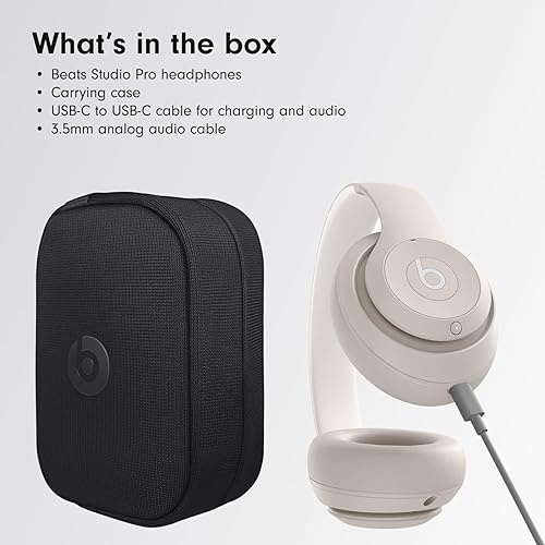 Miniatura 7 de Beats Studio Pro-Premium Auriculares inalámbricos sobre la oreja - Batería de hasta 40 horas de duración, cancelación activa de ruido, audio USB-C