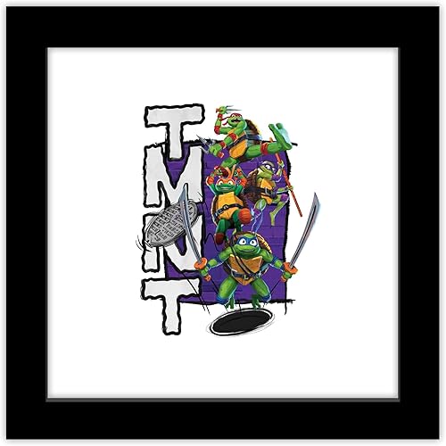 Trends International Gallery Pops Nickelodeon Teenage Mutant Ninja Turtles Mutant Mayhem - Parche de alcantarillado de la hermandad póster de pared,
