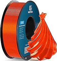 Vista 26 de Geeetech Filamento TPU de 1.75mm, Shore 95A – Filamento flexible para impresora 3D con alta elasticidad, carrete de 1KG (2.2lbs), precisión