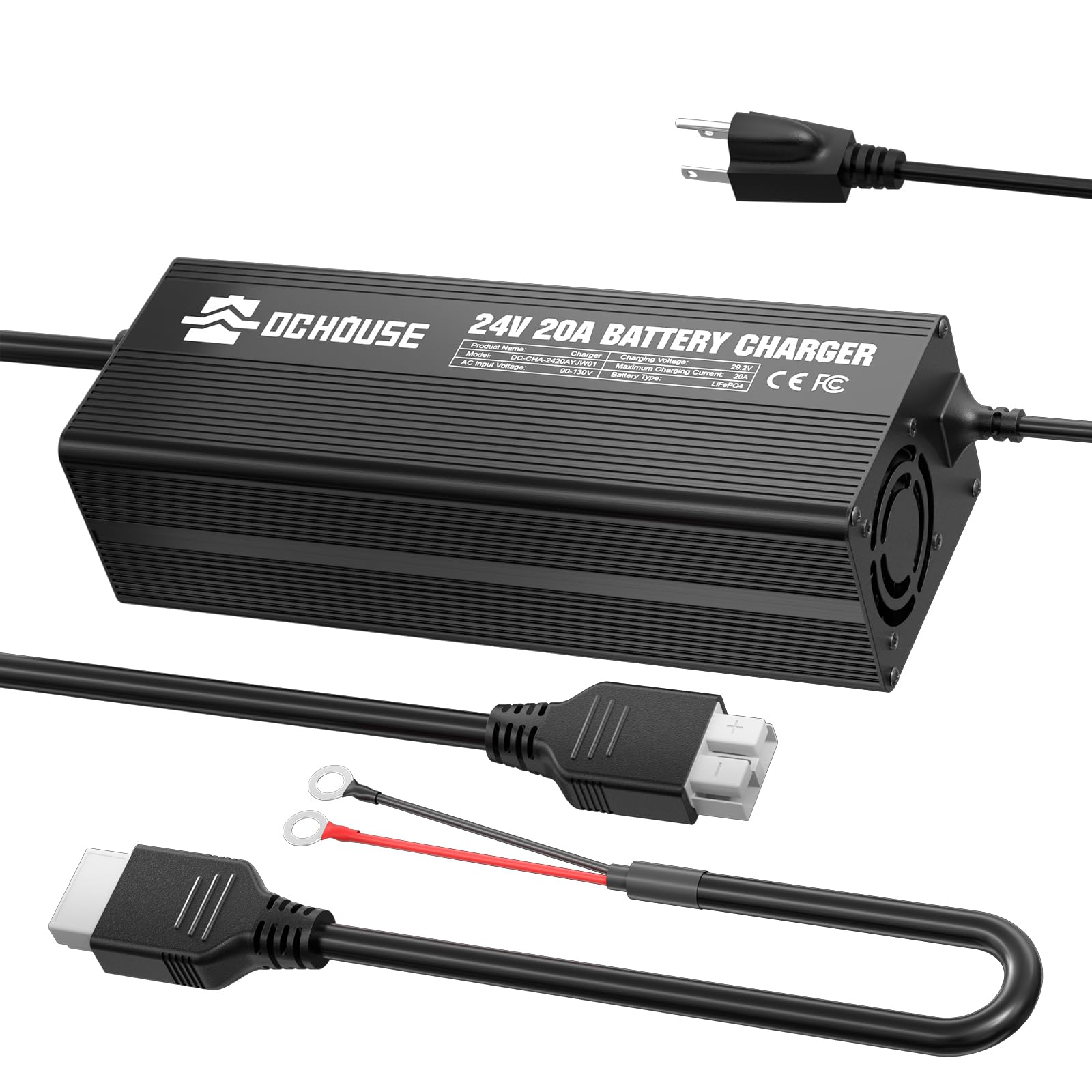 DC HOUSE 24V 20A LiFePO4 Charger