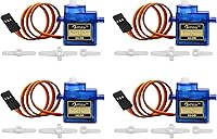 Vista 9 de 10 unidades de micro servos SG90 de 0.317 oz para control remoto de robot, helicóptero, avión, auto, barco