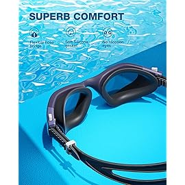 ZIONOR Swim Goggles, G1 SE Swimming Goggles Anti-fog for Adult Men Women