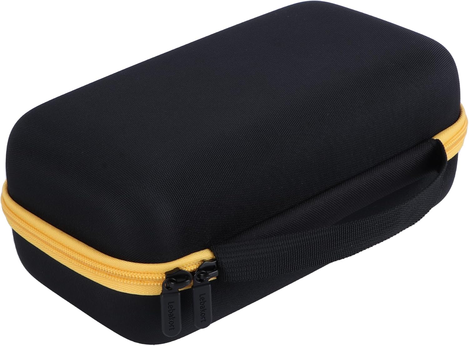 Storage Case Compatible with Brother P-Touch PTH110 / PTH111 Pro / PTE110 Portable Monochrome Label Maker (Black+Yellow Zipper Case) - Image 6