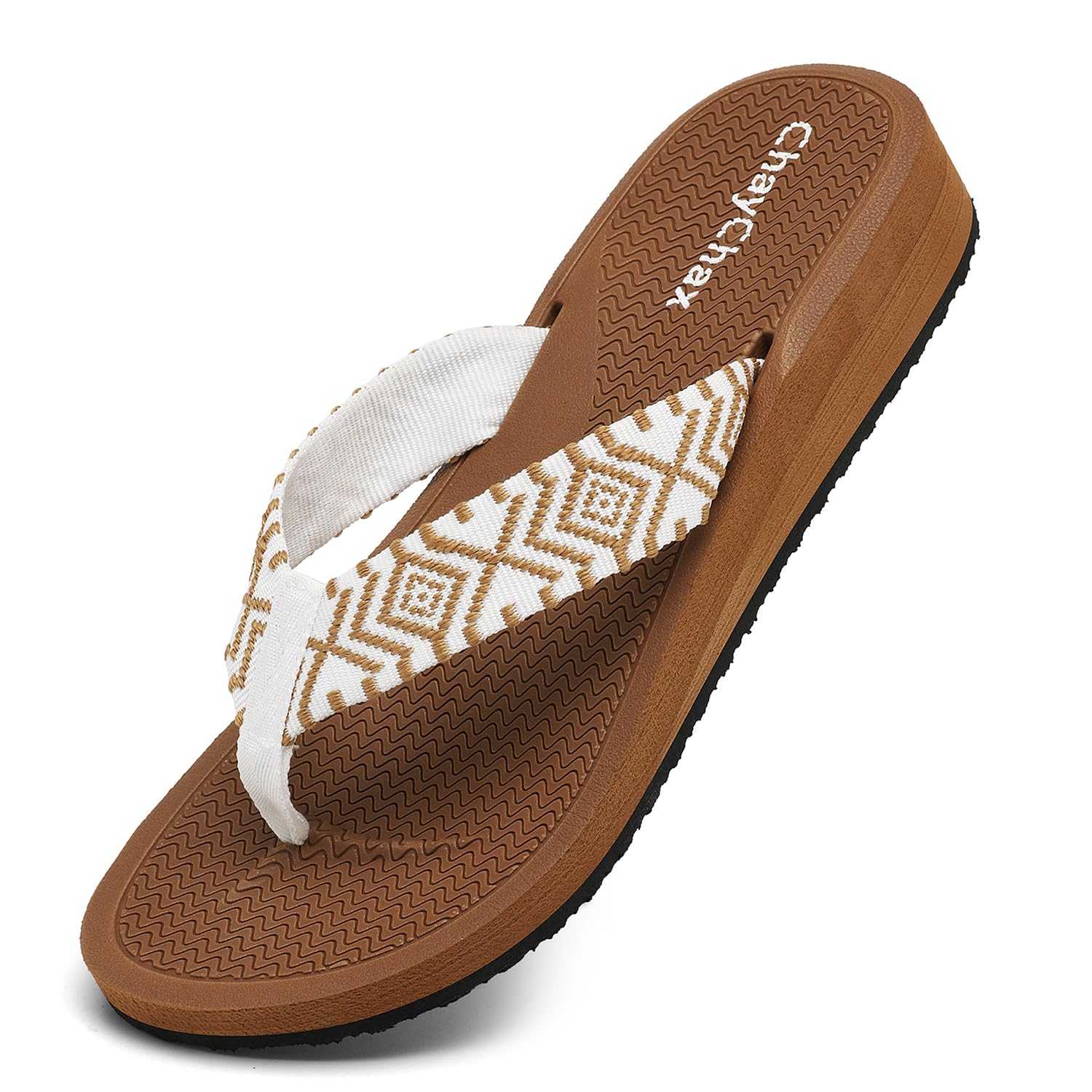 ChayChax Chanclas de Cuña para Mujer Suave Sandalias de playa Ligero Pantuflas Verano Zapatillas Antideslizante