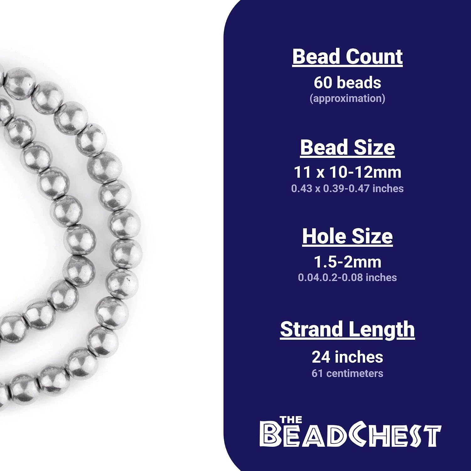 The Bead Chest Round Aluminum Beads (11mm): Tribal Metal Spacers