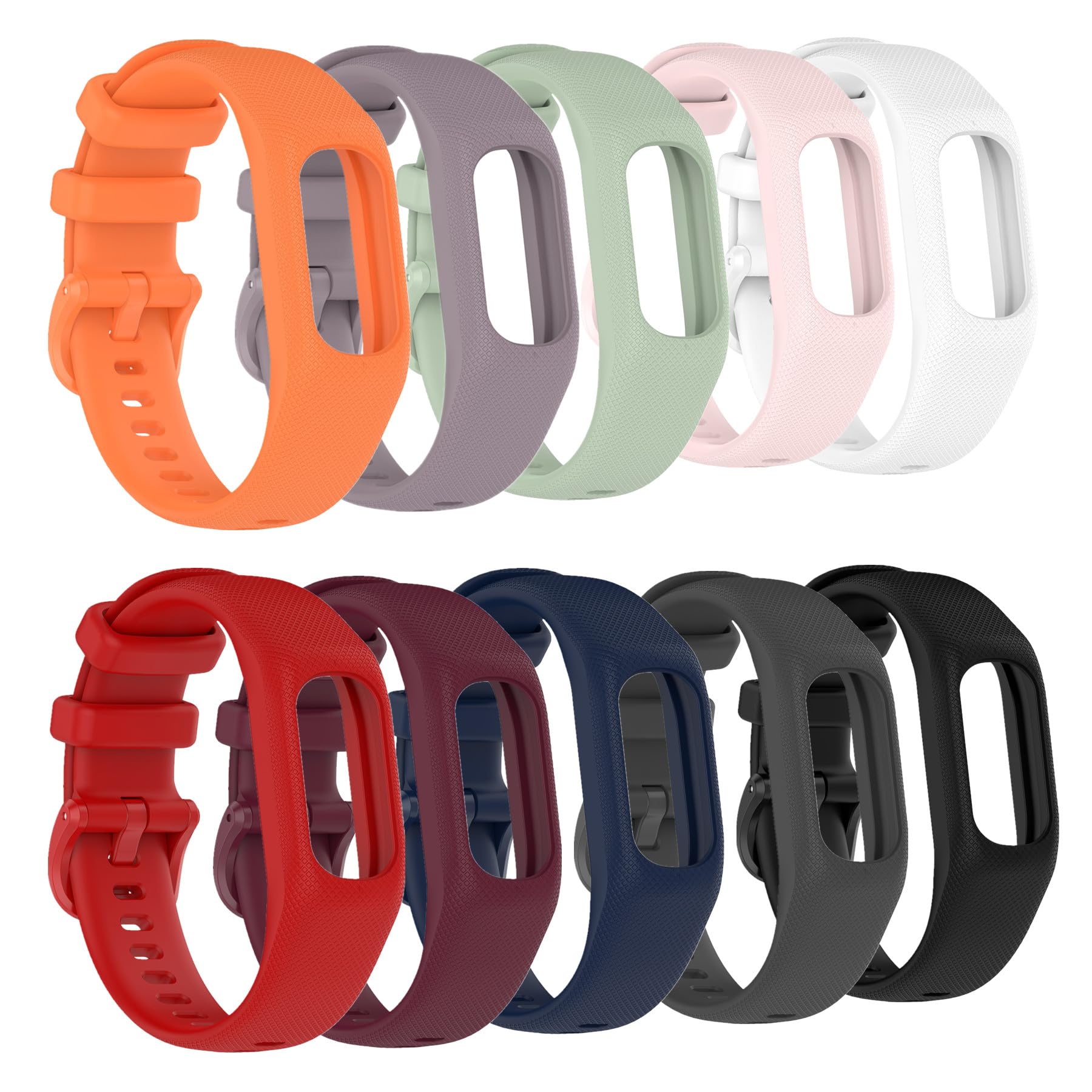 Meiruo Cinturino in Silicone Bracciale Fitness Band Braccialetto Cinturino per Garmin Vivosmart HR (Nero