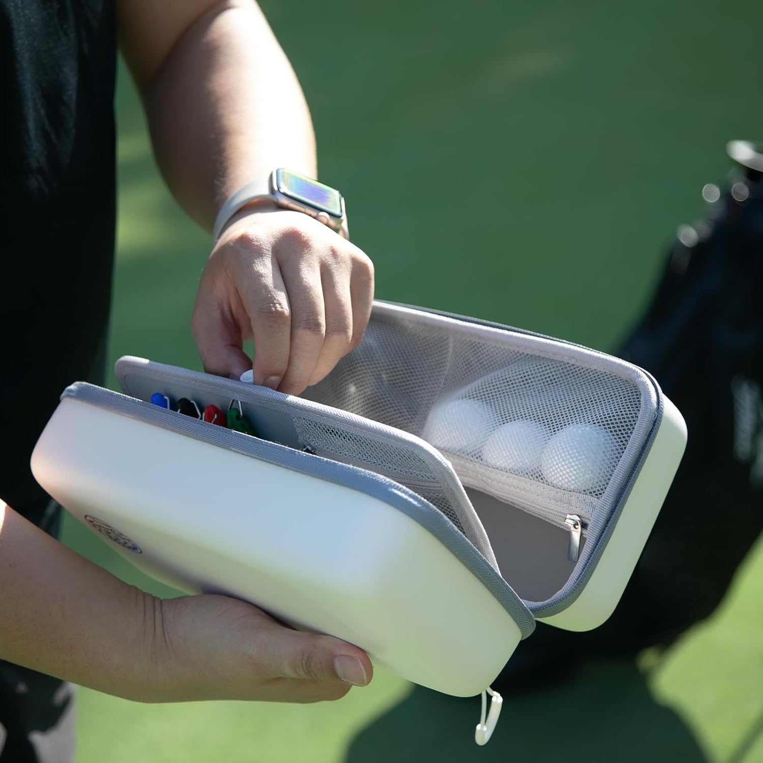 Golf Gifts for Golfers Men Women, 23Pcs Golf Accessories Kit Must Have Golf Balls Golf Tees Glove Holder Golf Ball Liner Pen Divot Repair Tool Score Counter, DIY Gift for Christmas Day Birthday - Image 8