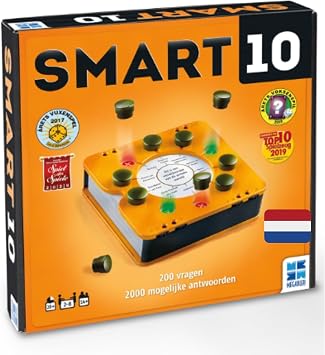 Megableu - Smart 10-10 answers possible - How many can you guess? - Quiz game 2 to 8 players, board game, playing time approx. 20 minutes, 14 years and older, 678946
