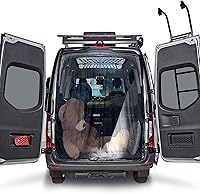 Vista 1 de Red magnética para puerta de furgoneta, compatible con Mercedes Sprinter, Ford Transit (grande: 83 x 59 pulgadas)